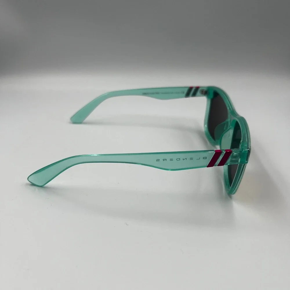 Blenders Eyewear Dance Electric Teal Polarized Sunglasses Red Orange Mirror Lens